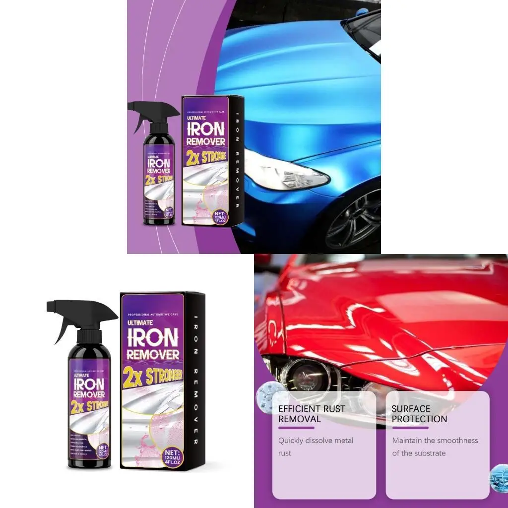 Quick Dry Anti Rust Sprays for Metal Surfaces & Automotive Use 120ml Convenient Size Cleaner for Active Application  