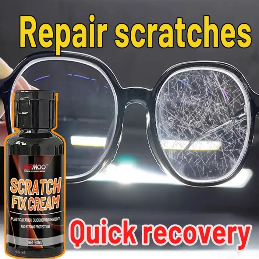 Lens Scratch Repair Paste - Safe & Gentle Formula for Eyeglasses,Reading Glasses,Fashion Eyewear,Sports Glasses & Watch Crystals
