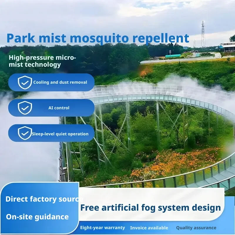 i Daringfish Modern Garden Courtyard Misting System Pest Control Mosquito-repelling Spray Irrigation for Home & Lawn