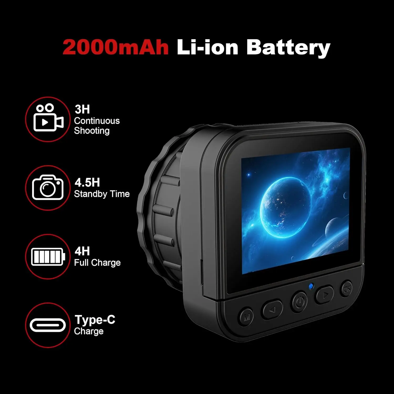 Universal WiFi Eyepieces Camera for Birdwatching Hummingbird Astronomical Telescope with Video Camera with APP WIWiFi Fi