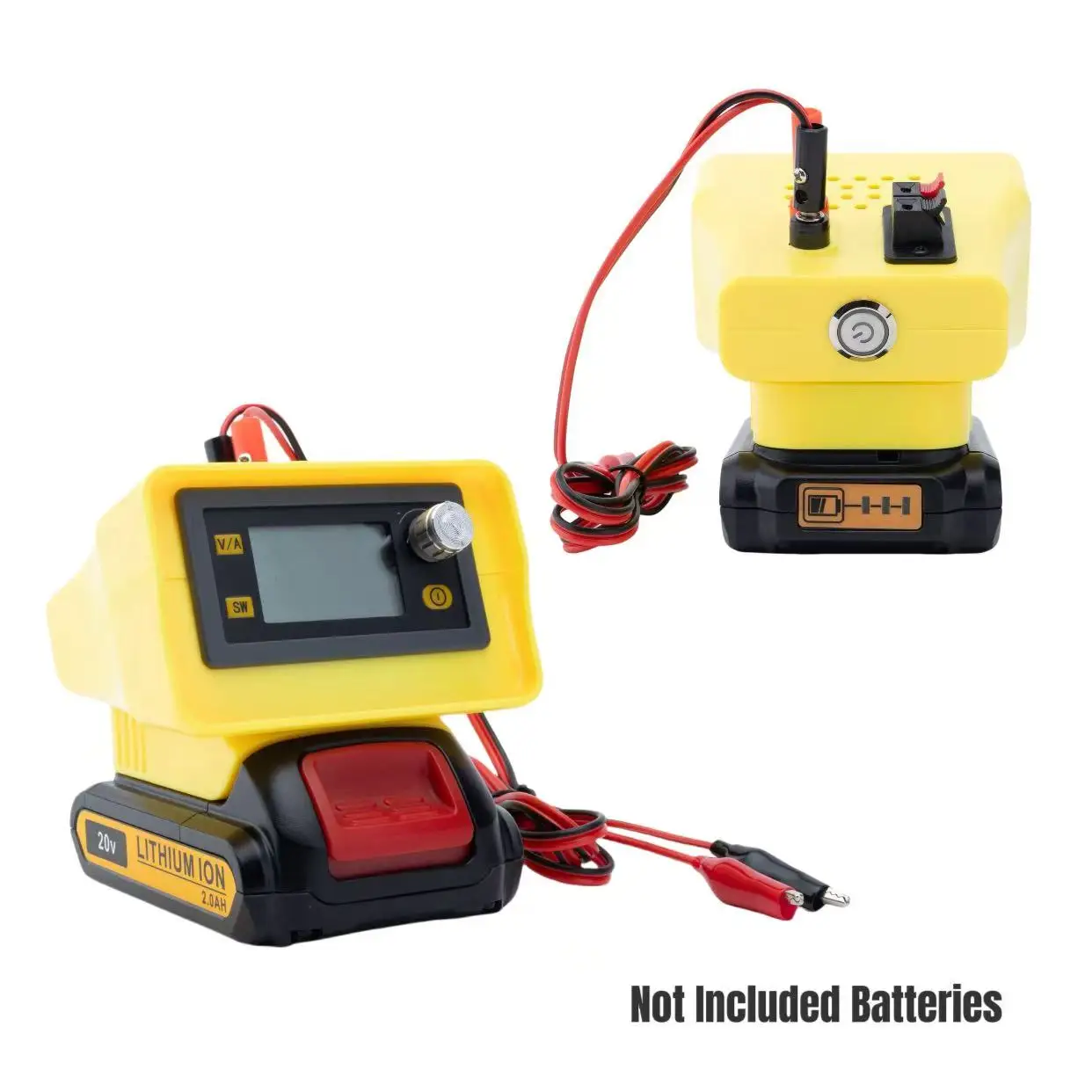 

Адаптер преобразователя для батарей Dewalt 20 В, цифровой преобразователь понижающе-повышающего преобразователя с регулируемой мощностью и током