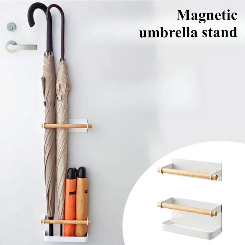 Simple Umbrella Stands Rack Entrance Hall Magnetic Attraction Umbrella Frame Modern Storage Rack Doorway Storage Accessories