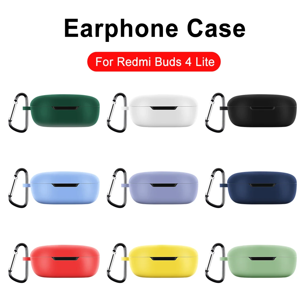 Earphone Case for Redmi Buds 4 Lite Protector Wireless Headphone Cover Silicone Protective Sleeve Headset Accessories