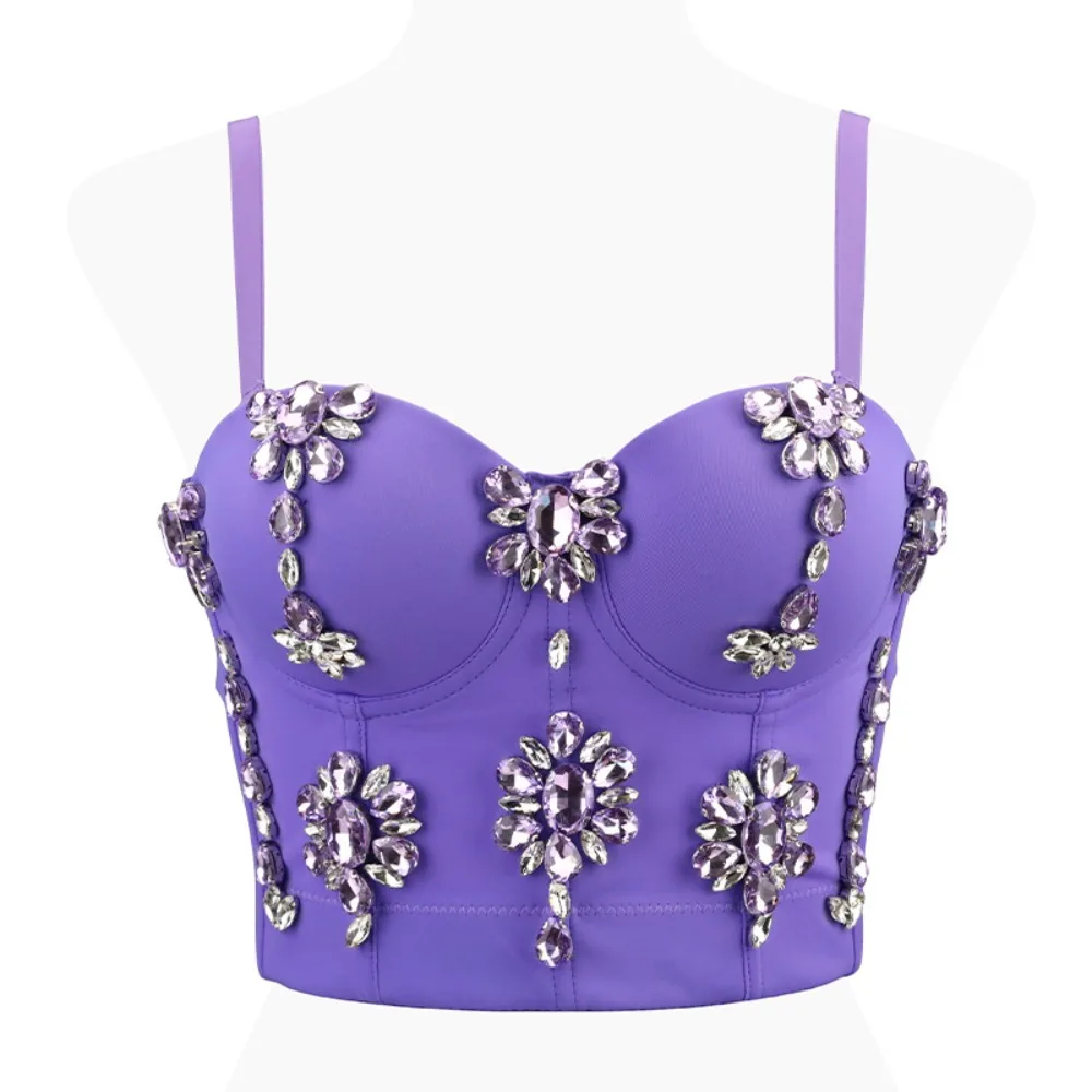 

Streetwear Hotsweet Corset Night Club Party Stage Show Sexy Clothes Summer Sling Camis Tank Top Women Clothing Y2k Top