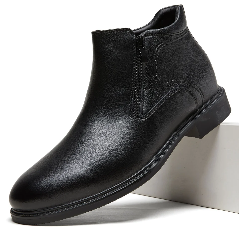 Men Formal Wear With Boots - 데사이 남성용 넓은 발볼의 옆면 지퍼
