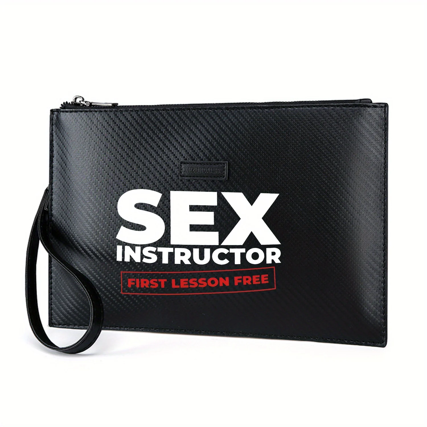 Sex instructor free first lesson Elegant Printed PU Men's Handbag Fashionable and Practical for Everyday Carry