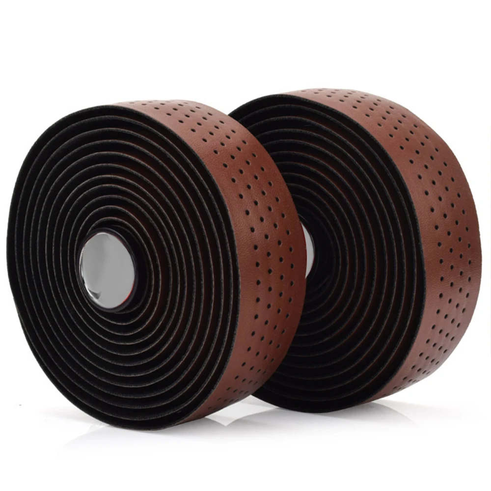 Road Handlebar Tape Bicycle Anti-slip Tape EVA PU Leather Handlebar Tape Wear-resistant Non-slip Cycling Equipment