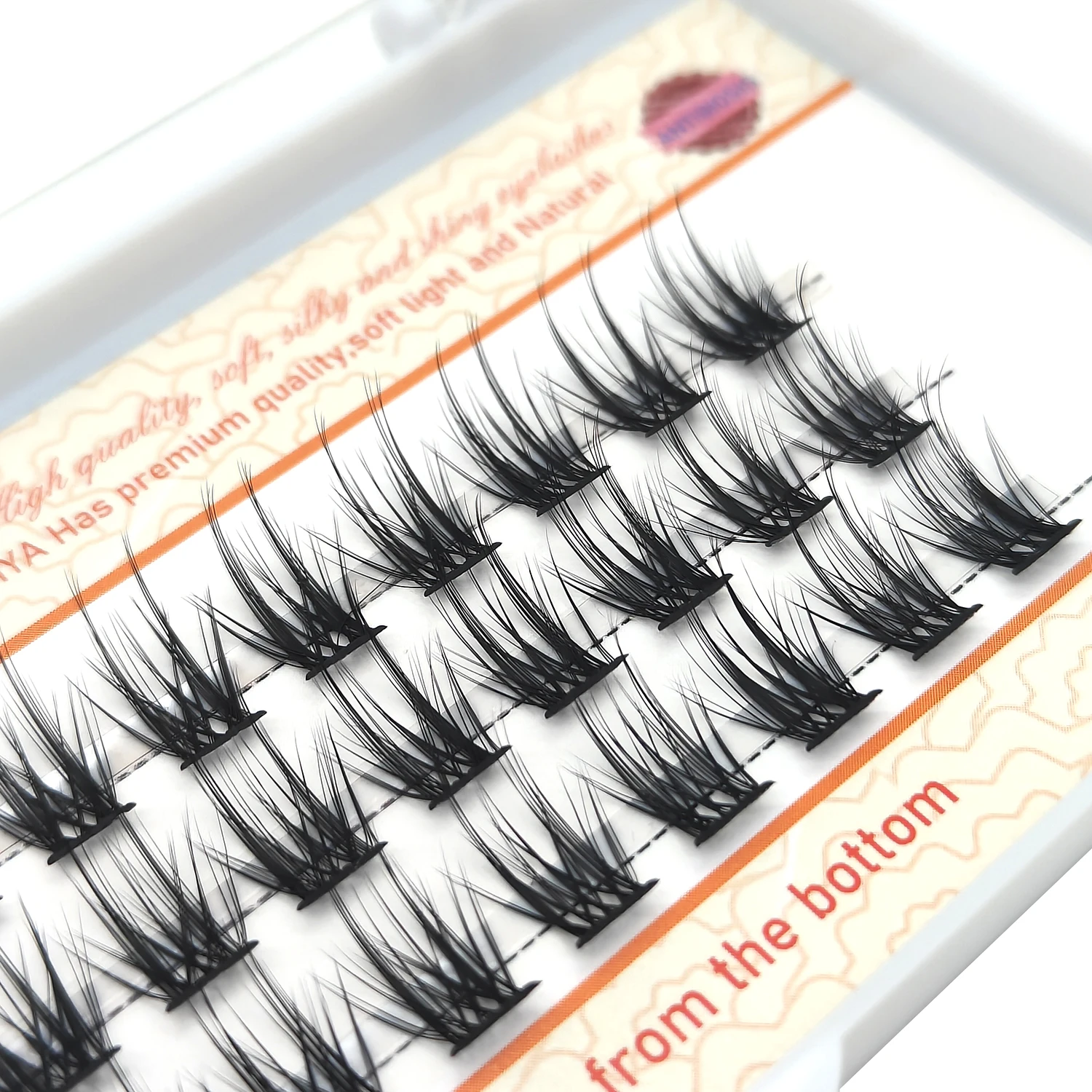 36Pcs C/D/dd 10-15mm DIY Eyelash Extension Segmented Cluster Easy Makeup Big Eye Secret Super Natural Lash Glitter Premade Lash