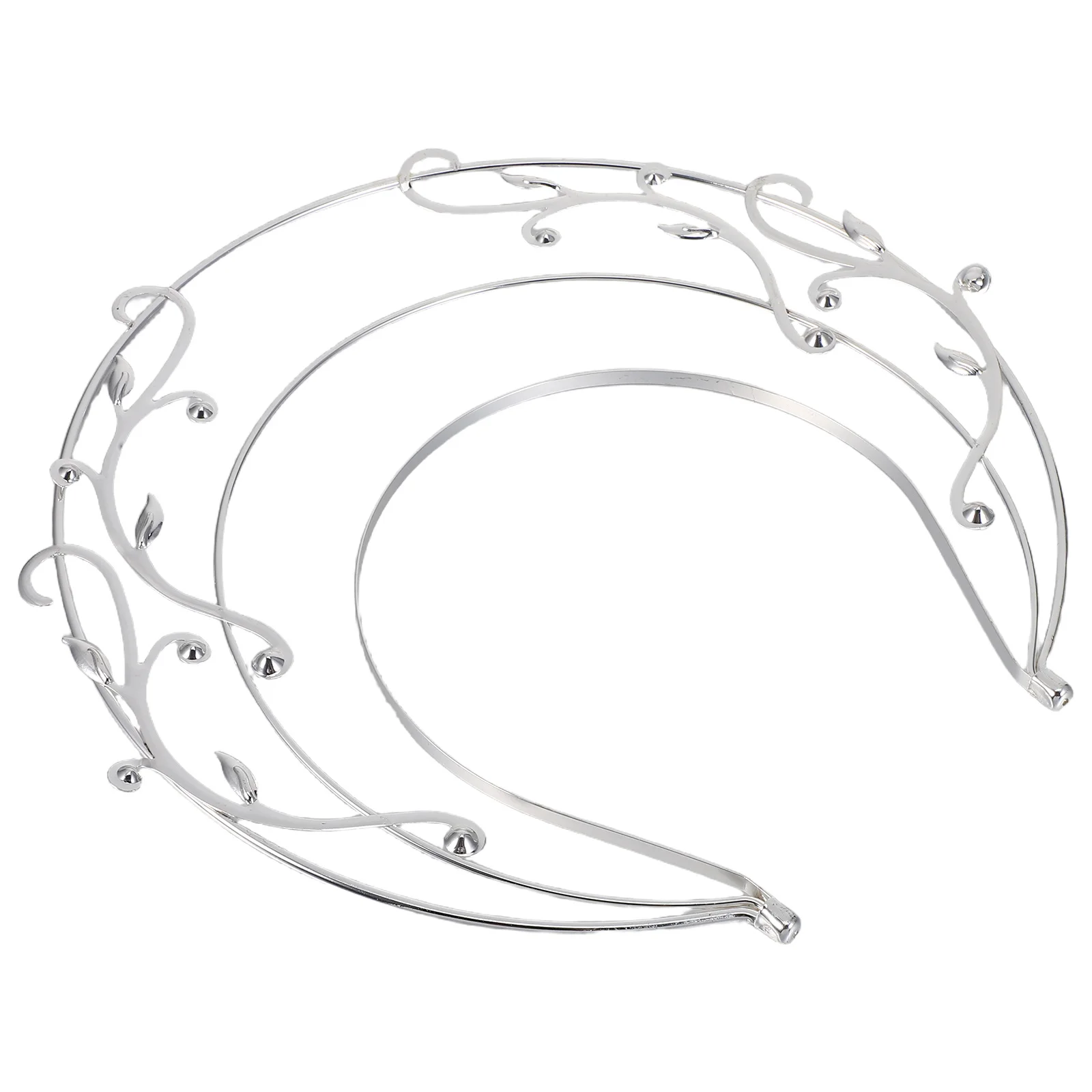 

3-Layer Vintage Goddess Crown Headband Diy Chinese Traditional Hair Accessories Wedding Bridal Tiara Party Halloween