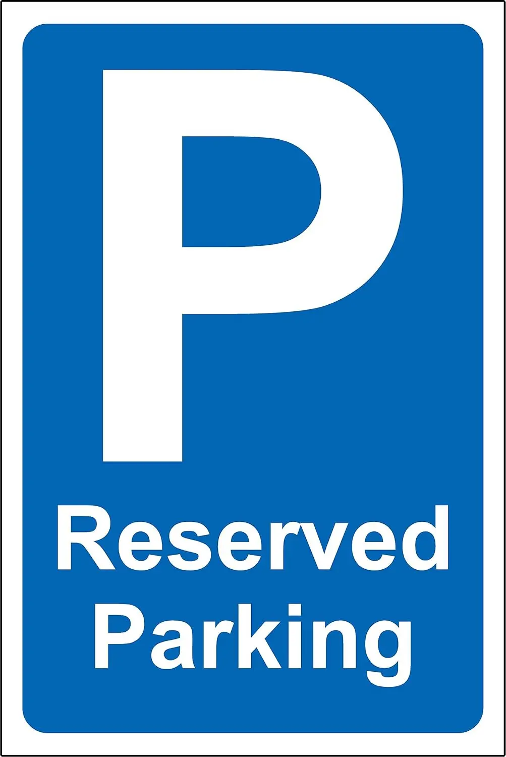 Reserved Parking Safety Metal Tin Sign,Parking Lot Restaurant Prominent Roadside Warning Signs, Exclusive Parking Space