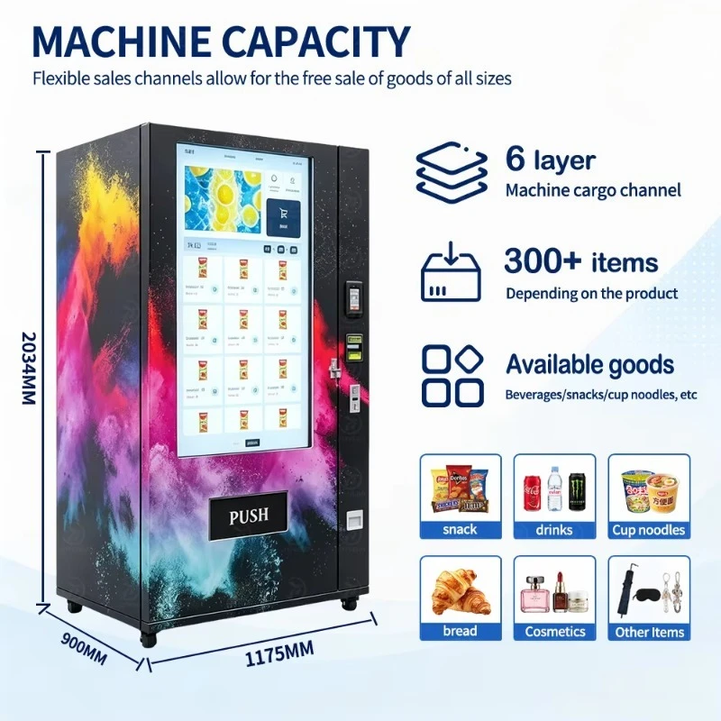24 Hours Self Service Adult Products Sex Toy Vending Machine for Hotel Nightclub Gas Station