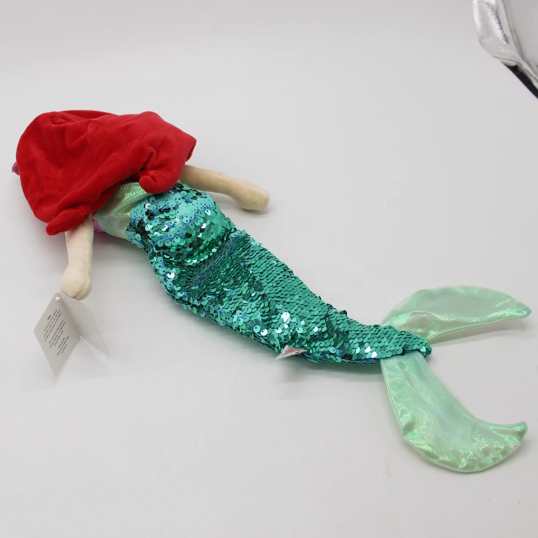 1piece 40cm Disney princess The Little Mermaid Ariel princess and flounder Stuffed Soft Toys The Mermaid plush dolls view 2