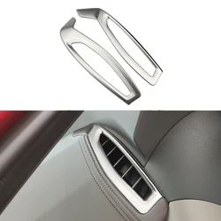 Stainless Steel Car Front AC Air Conditioning Vent Outlet Cover Trim Sticker for Toyota C-HR CHR 2016 2017 2018 2019 2020