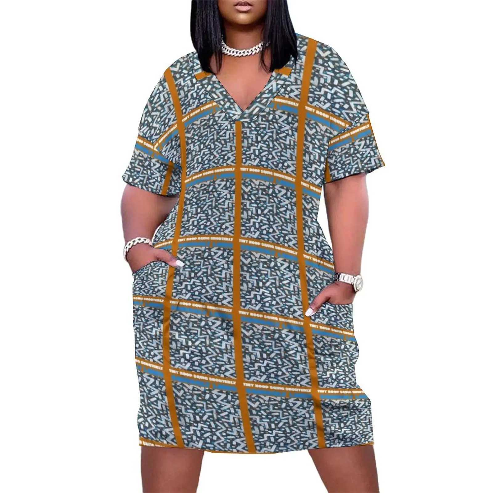 

Tiny Boop Squig Shorterly Album Cover Loose Pocket Dress prom dress dresses for women 2025 luxury designer party