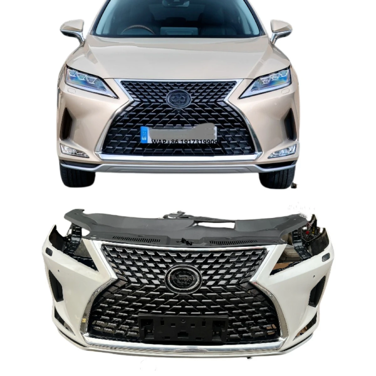 Hot Selling  Plug and Play Front Bumper for  RX300 RX450H 2018-2022 Cars