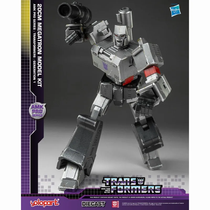 Goederen Op Voorraad Originele Yolopark Megatron Amk Pro De Transformatoren Pvc Robot Actie Assembleren Actiemodel Speelgoed Vakantiegeschenken