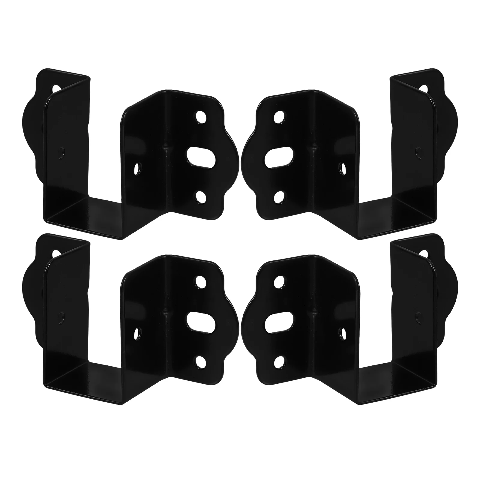 

4pcs Bed Rail Bracket Bed Frame Hardware Kit Corner Support Brackets For Heavy Duty Beds Furniture Accessories