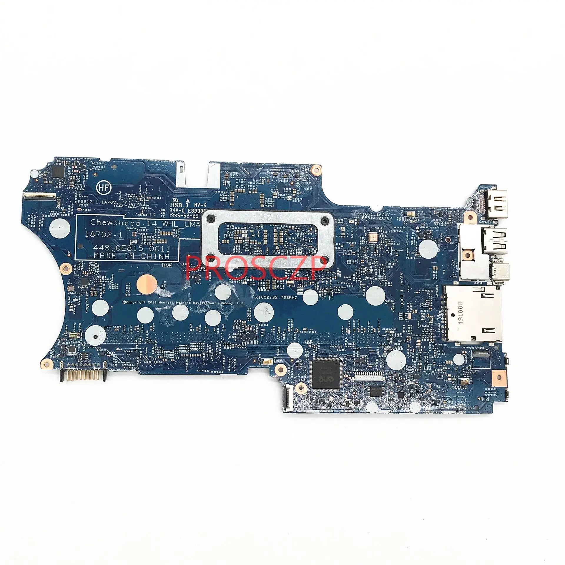 448.0E815.0011 High Quality Mainboard For HP X360 14-CD Laptop Motherboard 18702-1 With SRGKY I5-10210U CPU 100% Working Well