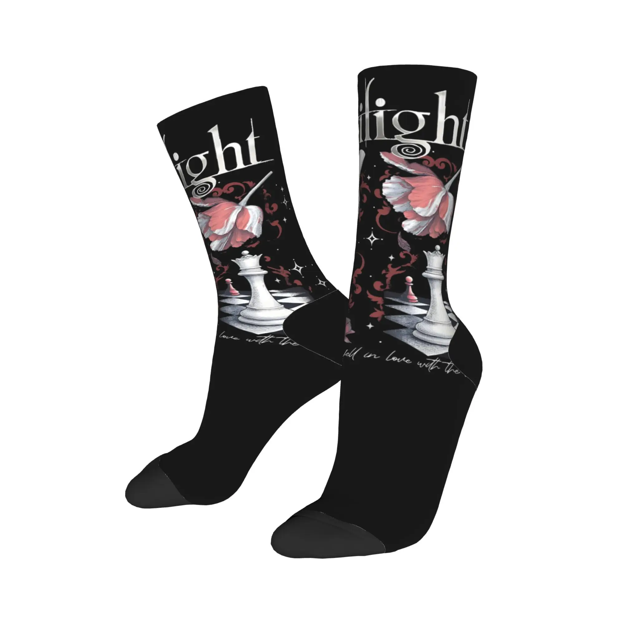 

New Male Men Socks Casual Twilight Inspired Movie Sock Polyester Graphic Women's Socks Spring Summer Autumn Winter