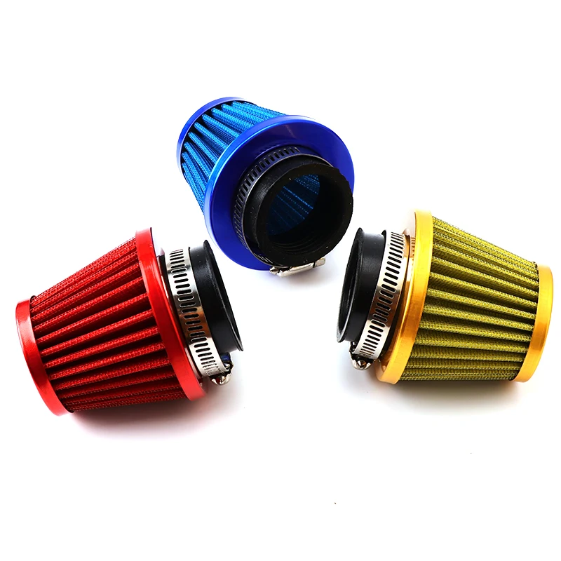 38mm Universal Straight Mouth Mushroom Head Air Filter Motorcycle Carburetor Air Filter Intake Pipe Modification Accessories