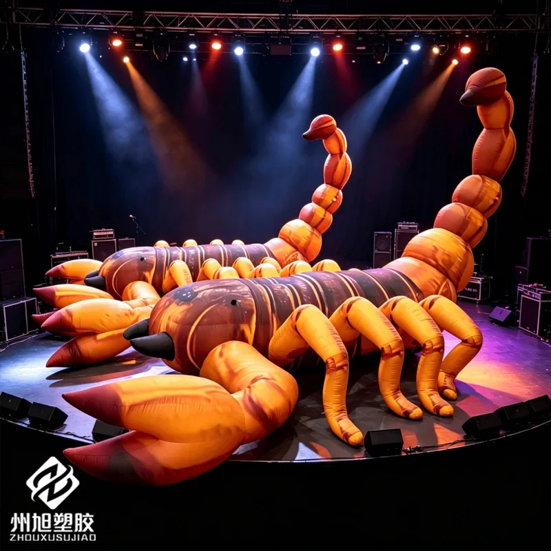 

Inflatable scorpions, suitable for party events. Customized scorpion mascots, suitable for indoor and outdoor decoration.