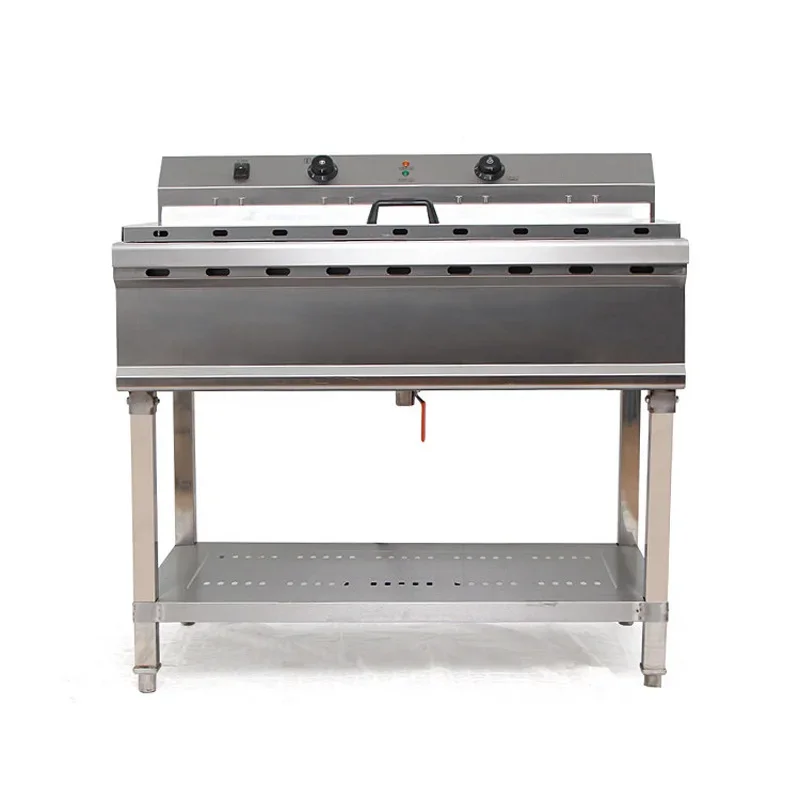 70L Large-Capacity Commercial Electric Fryer, Stainless Steel Electric Chicken Fryer, Portable Heating Element (Customized)