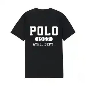 

Новая мужская футболка Paul POLO из чистого хлопка с короткими рукавами и круглым вырезом, рубашка для пар, модная футболка с надписью, повседневная