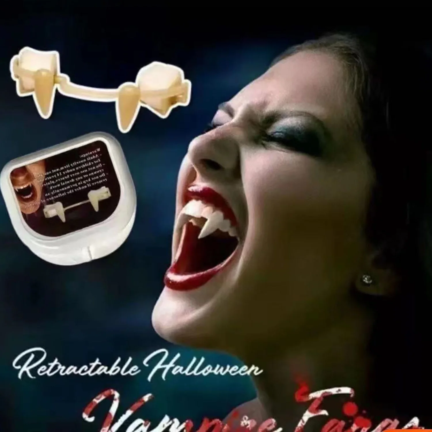 

Halloween Vampire Zombie Teeth Cosplay Makeup Ball Props Party Decoration