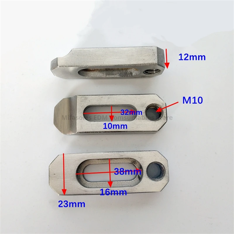 Wire EDM Stainless Steel Jig Holder Clamp 68mm 78mm 88mm 12mm*23mm M10 Screw CNC Lathe Claw For Sodick DWC Wire Cut EDM Machine