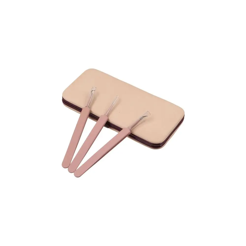 Ultra-fine Cell Pimples Blackhead Clip Light Weight Effort-saving Acne Needle Tweezers Portable Rubber and Plastic Handle