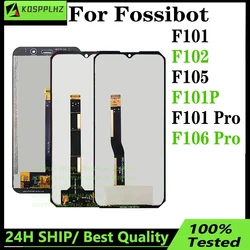 KOSPPLHZ For Fossibot F101 LCD Display Screen Front Touch Glass For F106 Pro / F105 F102 LCD Display F101P F101 Pro Accessories