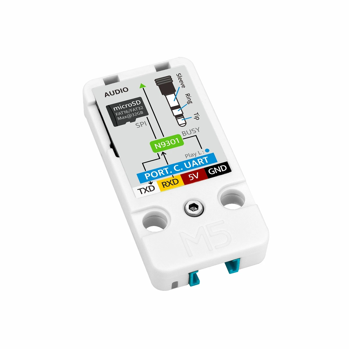 M5Stack 公式オーディオプレーヤーユニット (N9301)