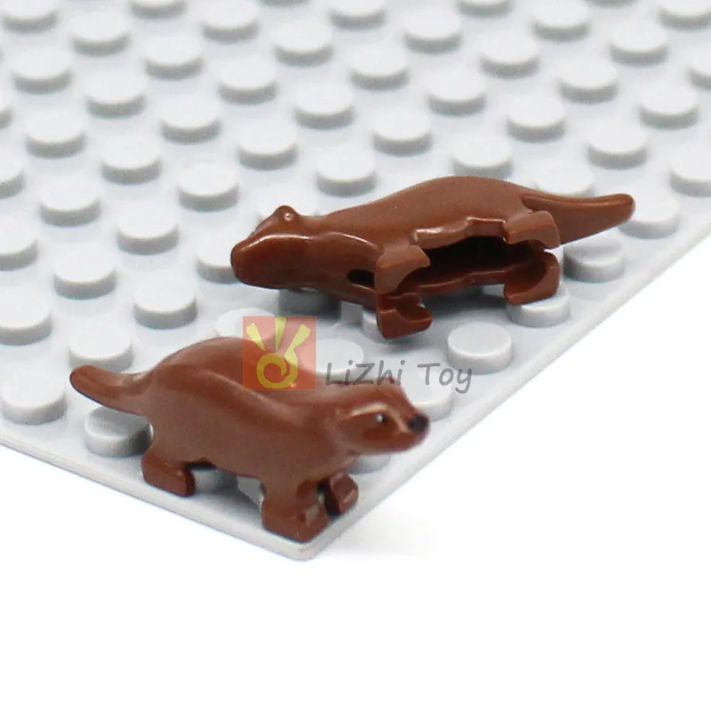 MOC Brick Friends 67631 Otter Building Blocks Zoo Animal View Compatible with Accessory Model Construction Kids Plastic Toys