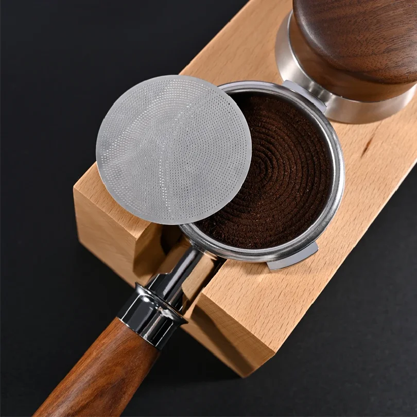Espresso Puck Screen Coffee Filter Reusable Stainless Steel Holder 0.2mm For 51/54/58mm Coffee Portafilter Barista Accessories