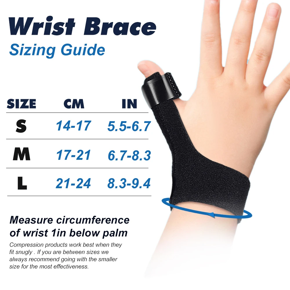 1PC Kids Thumb Stabiliser Support,Thumb Spica Splint Small Thumb Stabilizer Support Brace for Children,Wrist Thumb Stabilizer