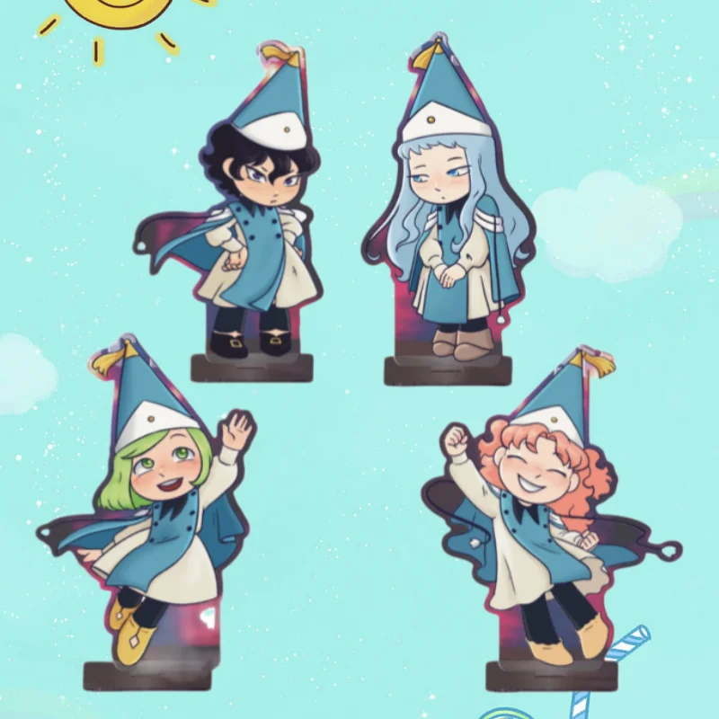 Акриловая фигурка-стенд 15 см в Q-стиле: Коллекционный аксессуар по аниме Witch Hat Atelier AgottTetia, изысканное украшение, игрушка