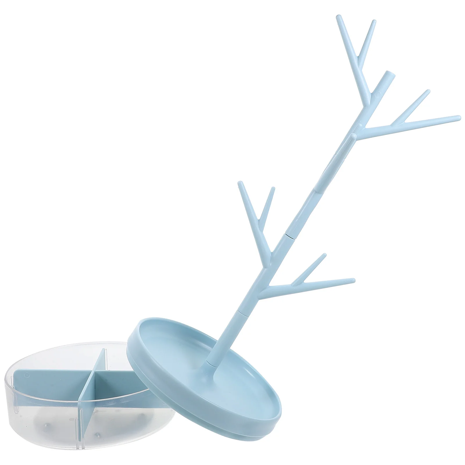 

Branch Jewelry Rack Detachable Rotatable Base Tree Shape Jewelry Display Stand Organizer Necklace Earring Bracelet Holder