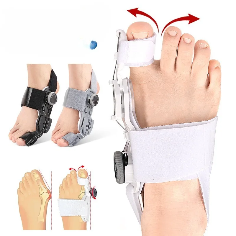 

Регулируемый корректор для большого пальца стопы, ортопедический бандаж для снятия боли при вальгусной деформации, комфортная поддержка для выравнивания стопы