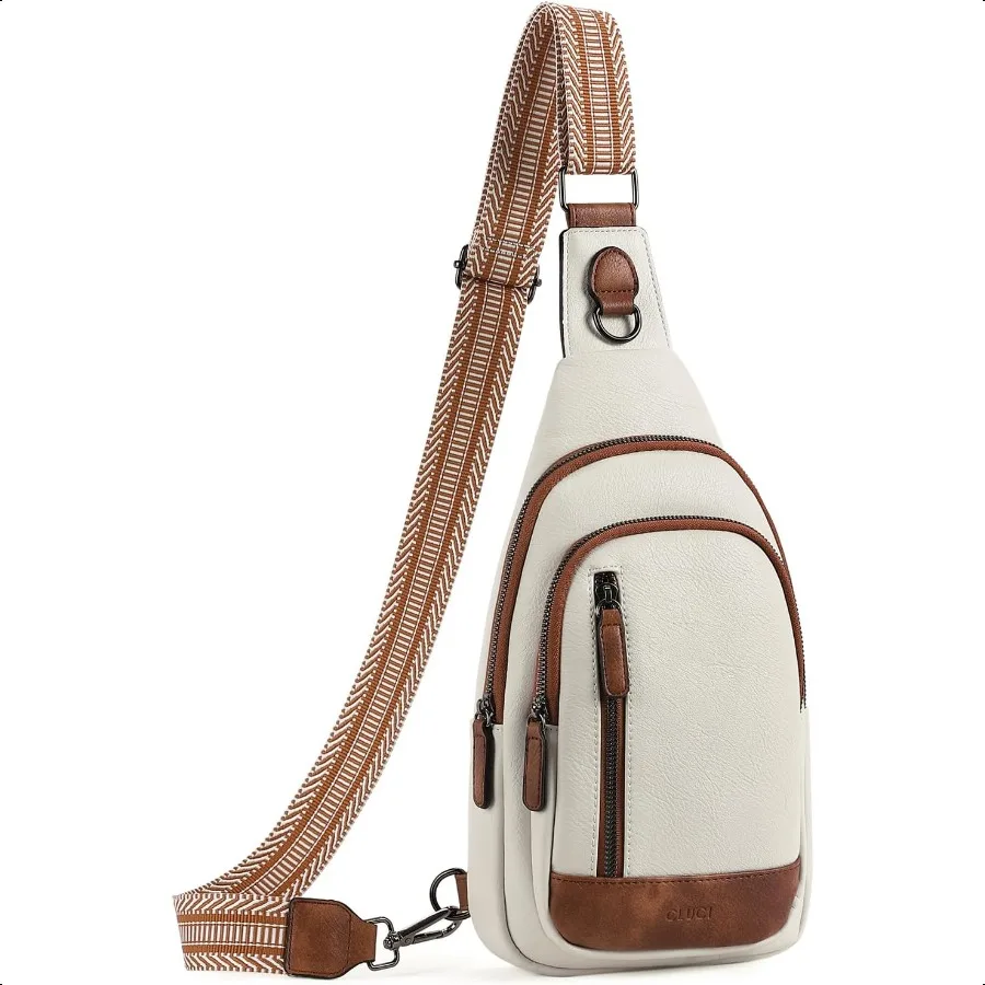 

Crossbody Bags for Women Sling Backpack Travel Bag in Leather