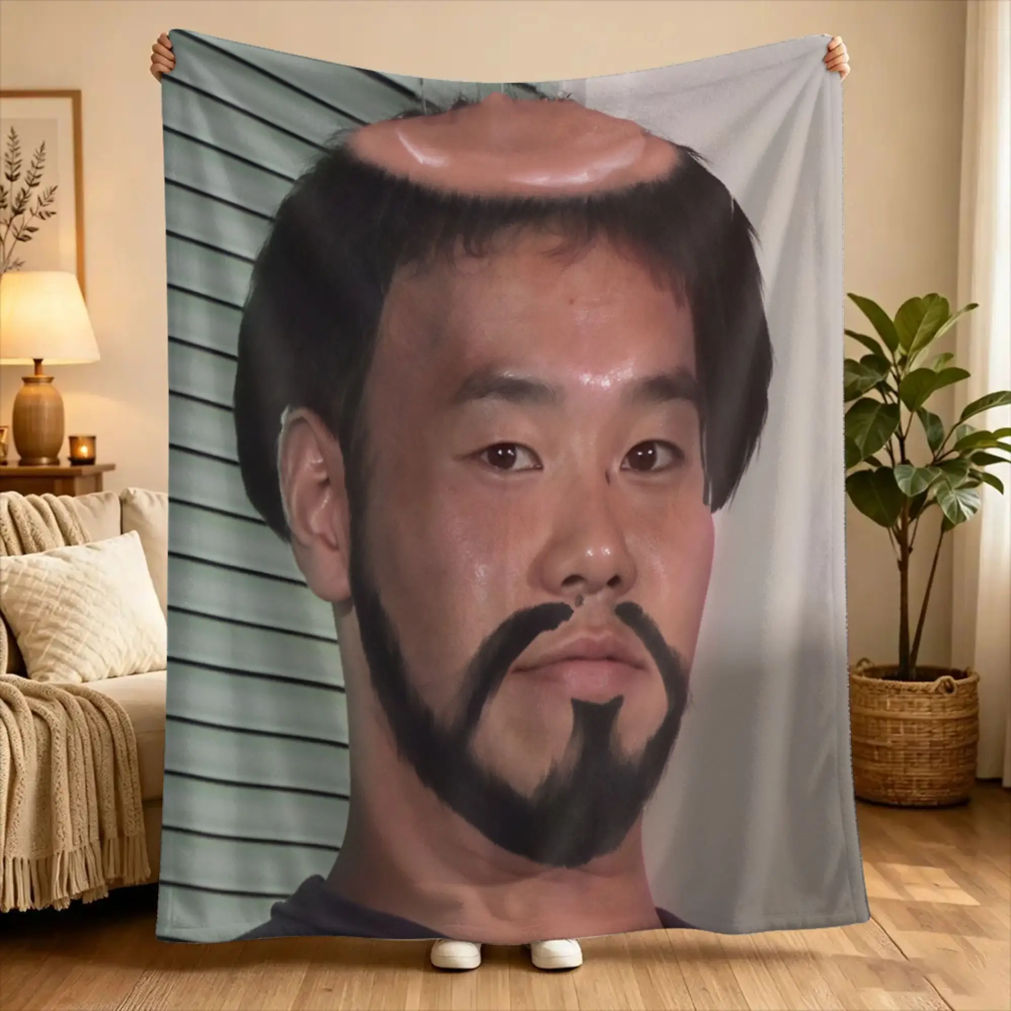 Yajuu Senpai Tadokoro Koji  Blanket  Decorative Flannel Bedding Throws For Outdoor Super Soft Customized Quality Bedspread