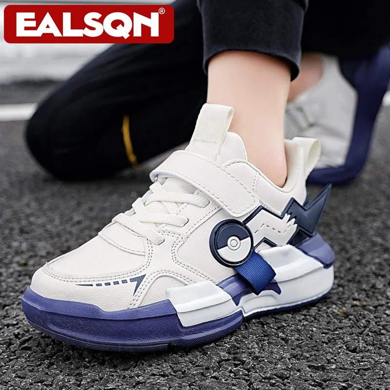 Kids Boys Shoes Classic Children Cartoon Sneakers for Walking Shoes for Girls Casual Outdoor with Leather