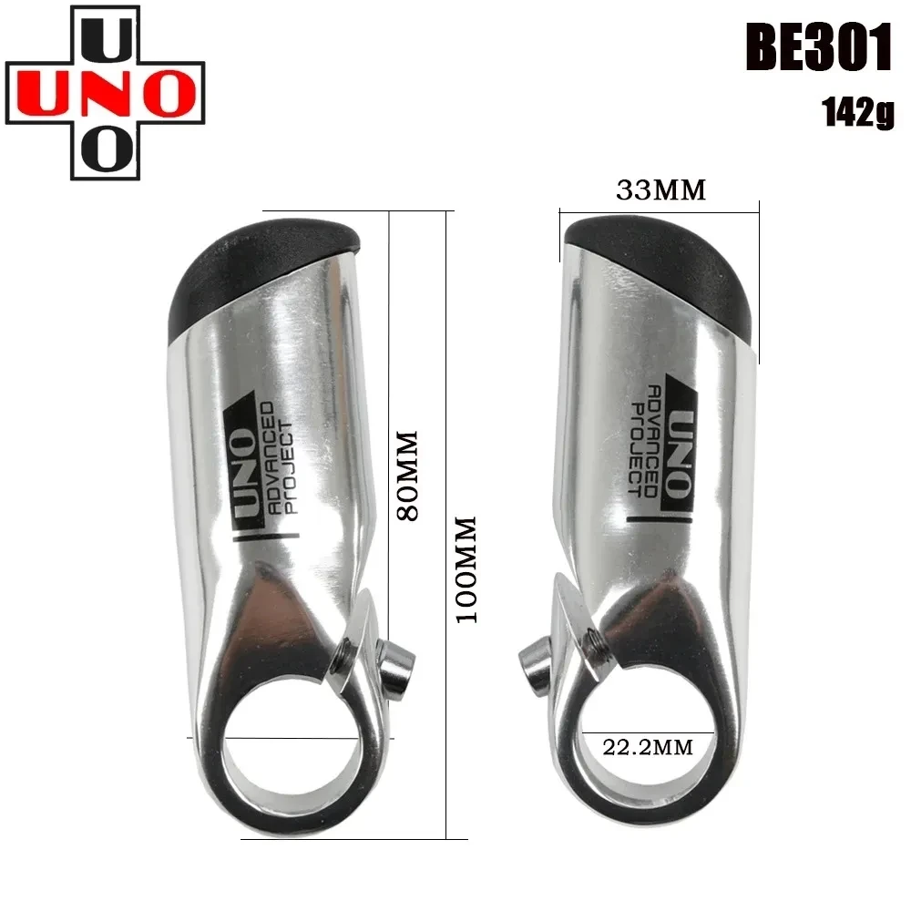 UNO Aluminum Alloy Small Auxiliary Handlebar Mountain Bicycle Handlebar Riding Rest Bar Ends Bike Accessories 80/85/145mm