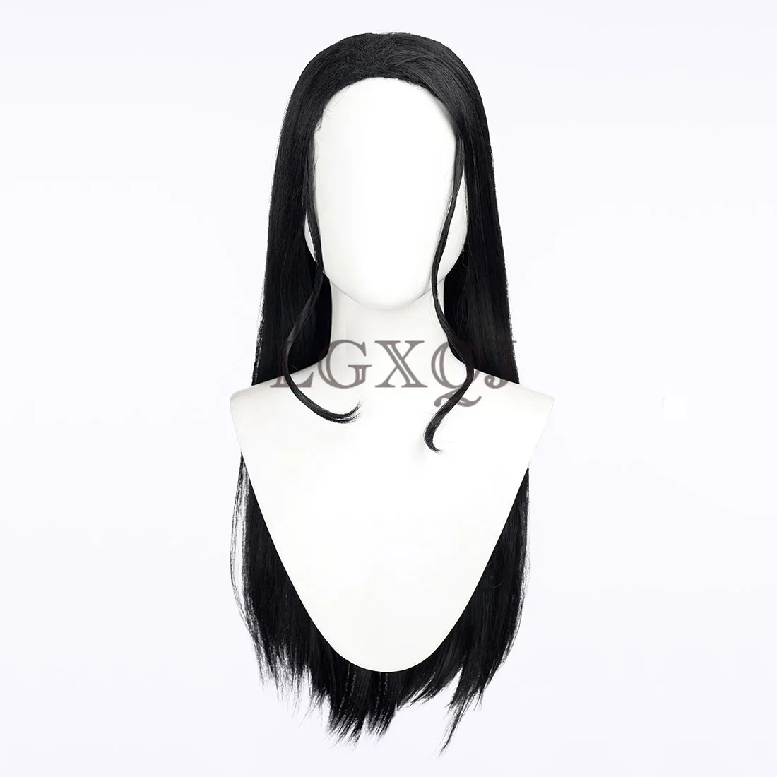 Hot Nico Robin Cosplay Wig Long Black Cosplay Anime Cosplay Wig Heat Resistant Hair Women Miss Allsunday Party Wigs + Wig Cap