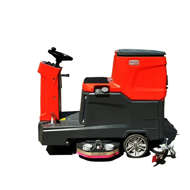 Hot Selling Double Brush Ride on Floor Scrubber with High Cleaning Efficiency Simple and Convenient Operation