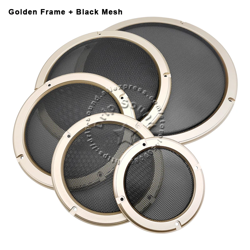 1Pcs For 2"/4"/5"/6.5"/8"/10" Inch Speaker Conversion Net Cover Car Audio Decorative Circle Metal Mesh Grille 01A