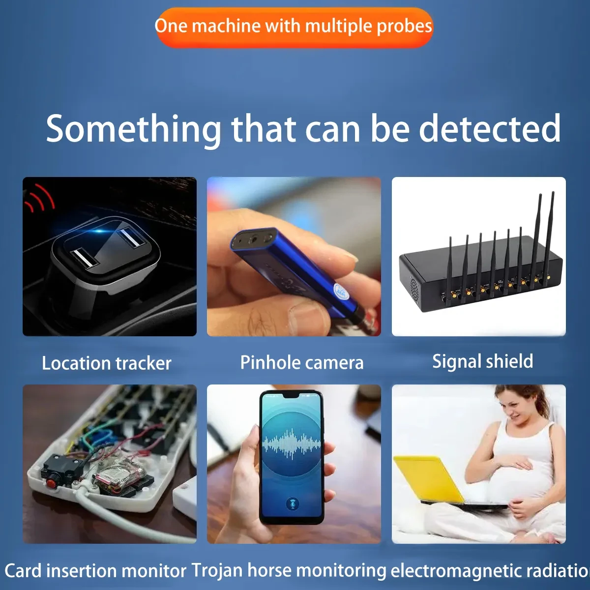 Q18 Camera Detector Beveiliging Spy Gadgets Professionele Discrete Tech Bug Mini Anti Gps Signaal Tracker Apparaten