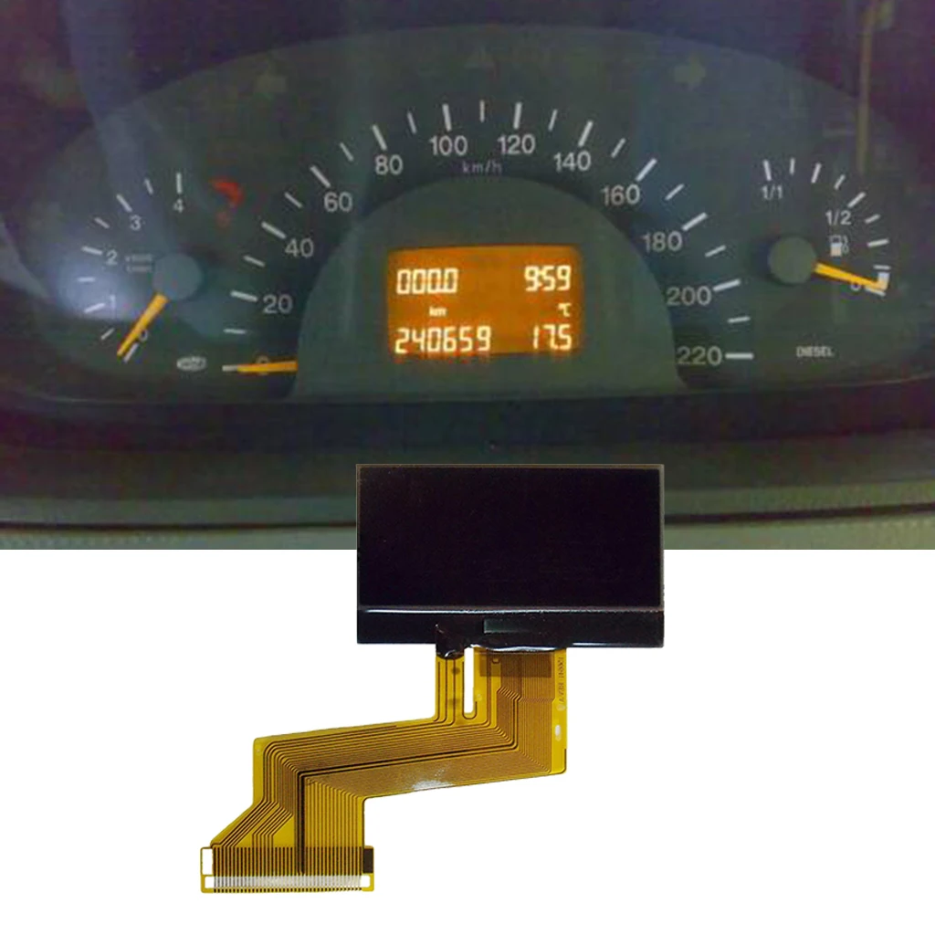 Car Instrument Cluster LCD Display for Mercedes Vito W639 2004-