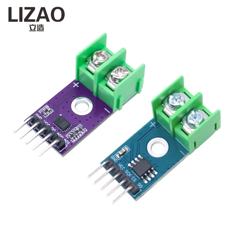 LIZAO MAX6675 MAX31850 Thermocouple Temperature Sensor Module Support K J N T E Type  Temp Detection Acquisition Board