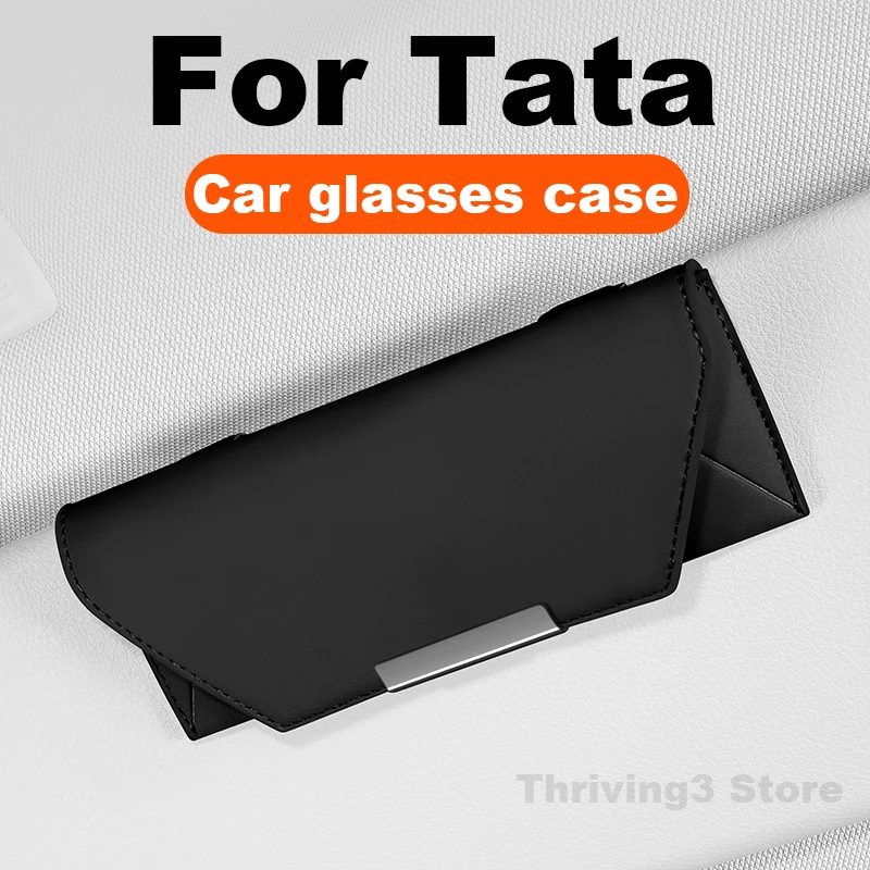 

Car Glasses Case For Tata Nexon EV Punch EV Safari Harrier Curvv EV Altroz 2024 2025 Universal Fit Auto Sun Glasses Holder