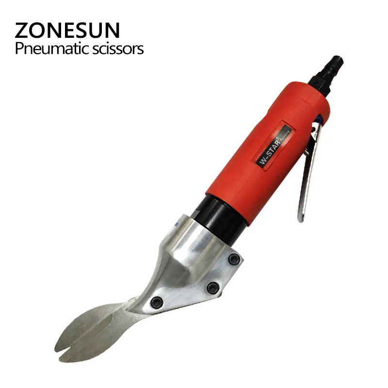 ZONESUN Pneumatic Air Cutters Scissors Shear Cutting Metal Iron Sheet  Sieve Mesh Air Cutting Shearing Accessory Tools Sets view 4
